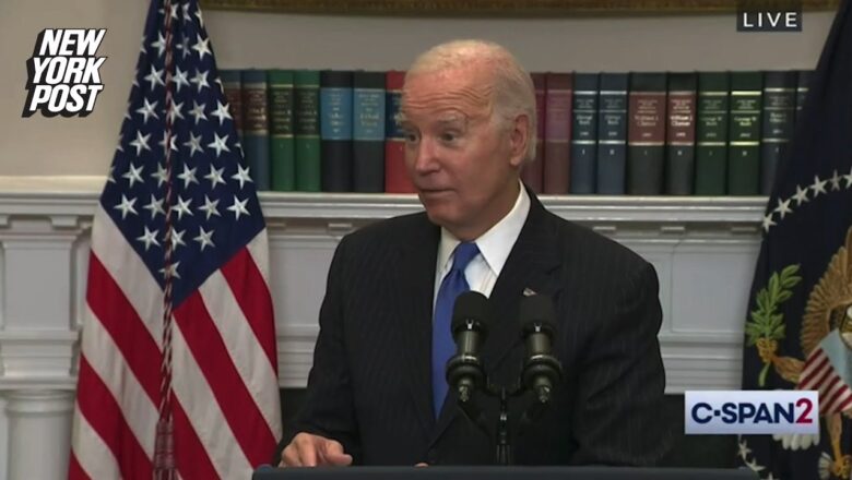 Biden confuses debt with deficit, blames press for grim news and claims a budget ‘surplus’ in rant