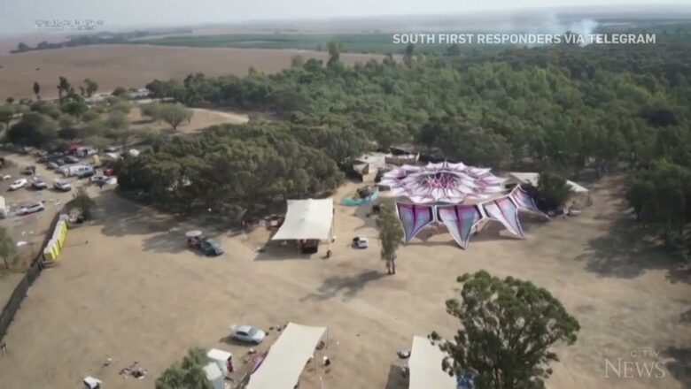 Israel news | Video shows aftermath of music festival attack