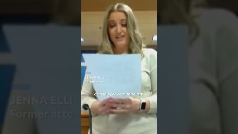 Jenna Ellis pleads guilty in Donald Trump’s Georgia election case #Shorts