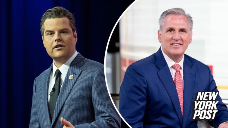 Matt Gaetz says booting McCarthy ‘absolutely’ worth it even if he gets expelled