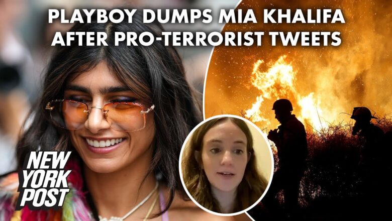Playboy fires Mia Khalifa after she expressed support for Hamas