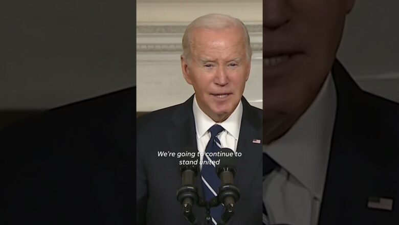 President Biden vows support for Israel, kidnapped Americans #Shorts