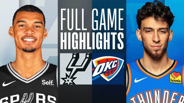 SPURS at THUNDER | NBA PRESEASON FULL GAME HIGHLIGHTS | October 9, 2023