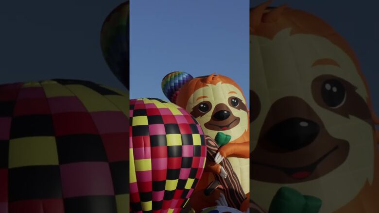 The Albuquerque Balloon Fiesta is back! See this year’s top balloons. #Shorts