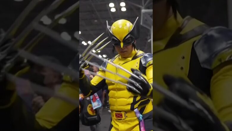 Watch: Superheroes, villains and more descend on Comic Con #Shorts