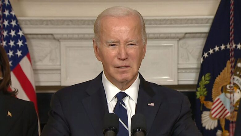 ‘We stand with Israel’: Biden denounces ‘terror and bloodshed’ of Hamas attack