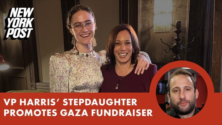 VP Kamala Harris’ stepdaughter promotes Gaza fundraiser