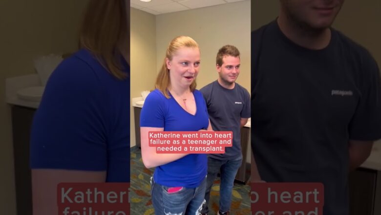 Watch this heart transplant recipient tear up meeting donor’s family | Humankind #shorts #goodnews