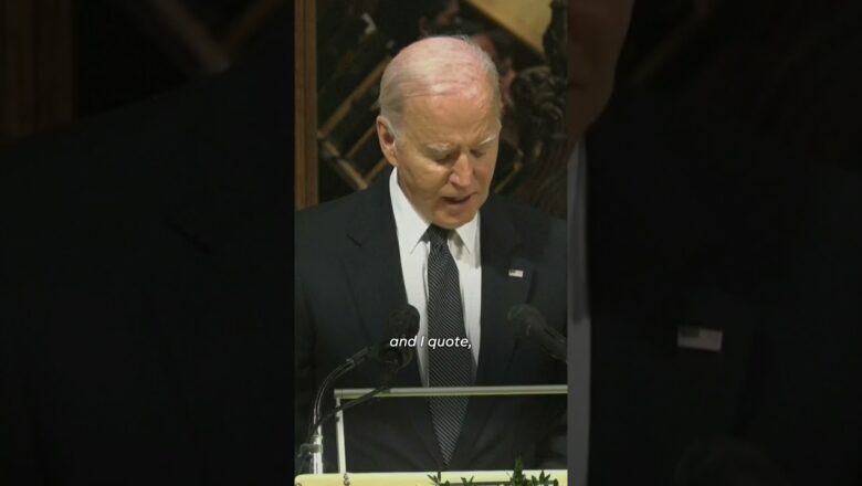 Biden remembers life of Sandra Day O’Connor during funeral service #Shorts