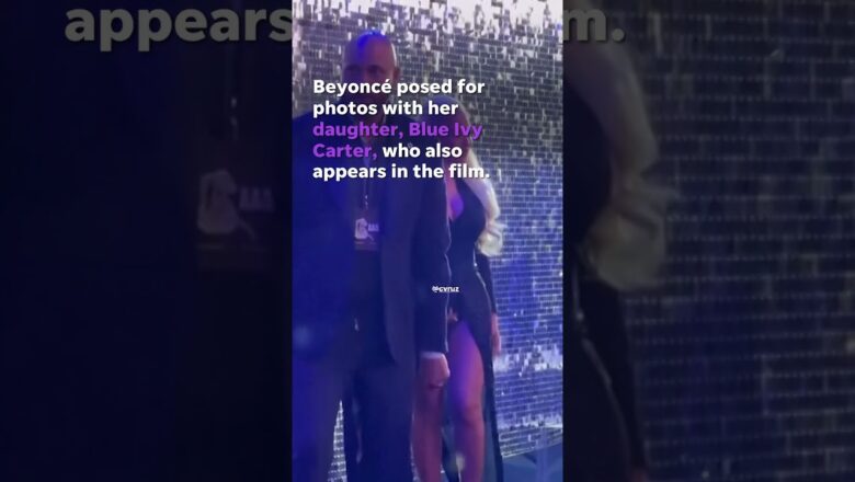 Taylor Swift, Blue Ivy and more join Beyoncé for ‘Renaissance’ film premiere in London #Shorts