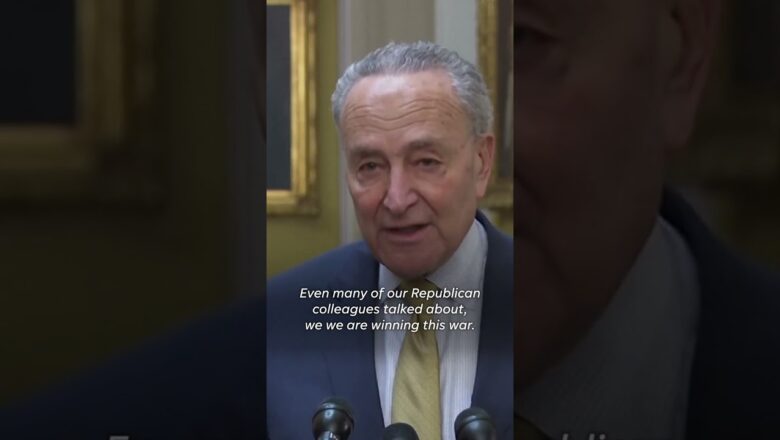 ‘Very powerful meeting’: Sen. Schumer meets with Ukraine’s Zelenskyy #Shorts