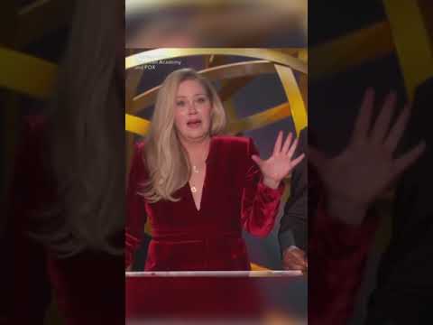 Christina Applegate Pokes Fun At Audience During Emmys