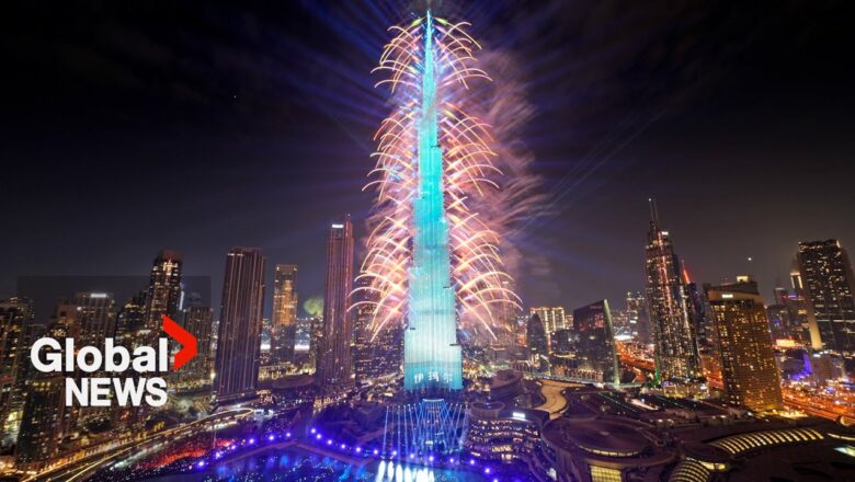 New Year’s 2024: Dubai puts on dazzling fireworks show from iconic Burj Khalifa