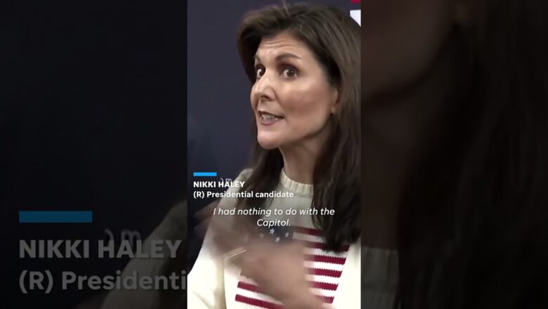 Nikki Haley says Donald Trump ‘not as sharp’ after Nancy Pelosi gaffe #shorts