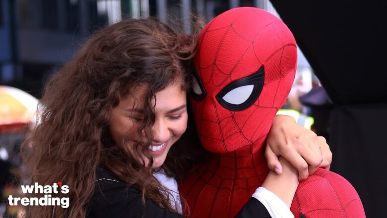 Tom Holland and Zendaya Rewatch ‘Spider-Man: Homecoming’ for Nostalgia