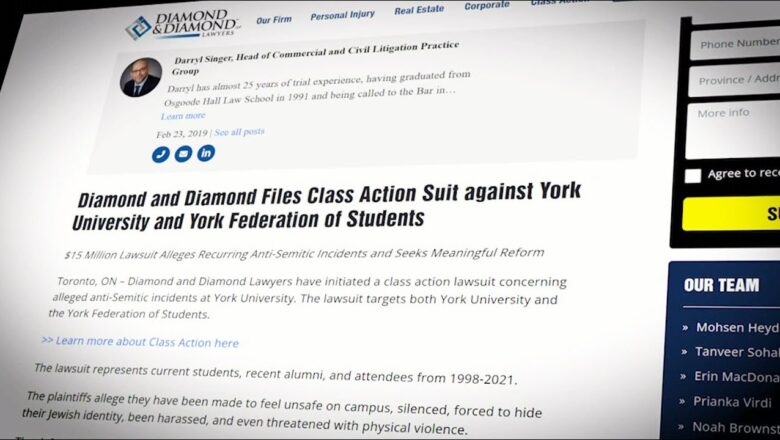 Universities face lawsuits over allegations of antisemitism