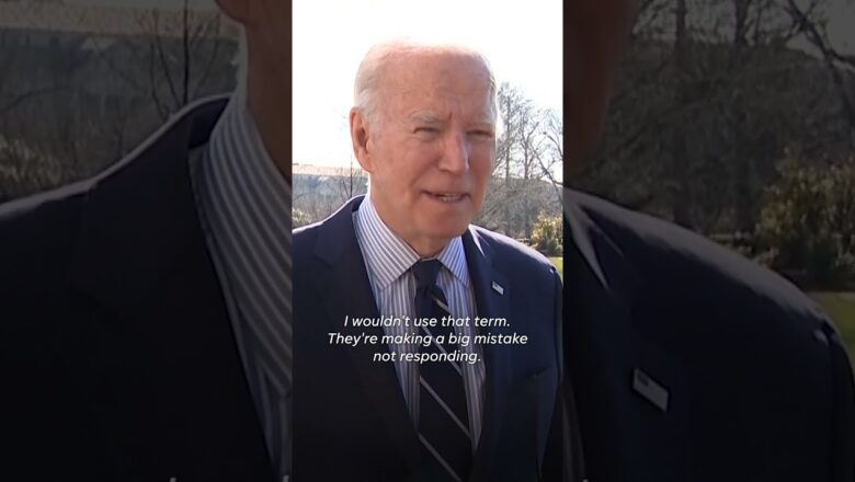 Joe Biden: Navalny’s death may spell more sanctions against Putin #Shorts