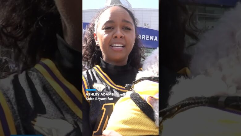 Los Angeles Lakers fans explain why the new Kobe Bryant statue means so much to them #Shorts