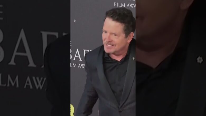 Michael J. Fox presents award at BAFTAs, receives standing ovation #Shorts