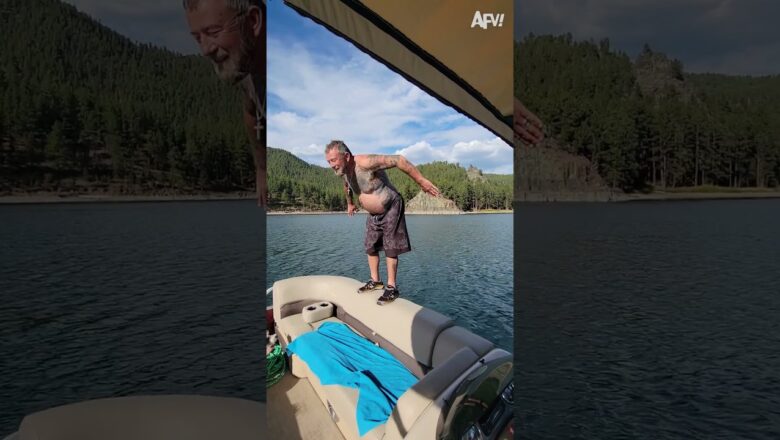 A for Effort 😂 #shorts #fail #funny #jump #boat