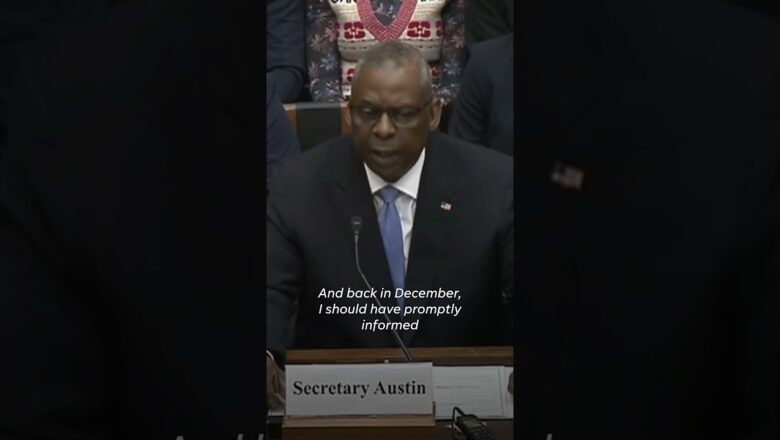 Defense Secretary Lloyd Austin apologizes to Congress #Shorts