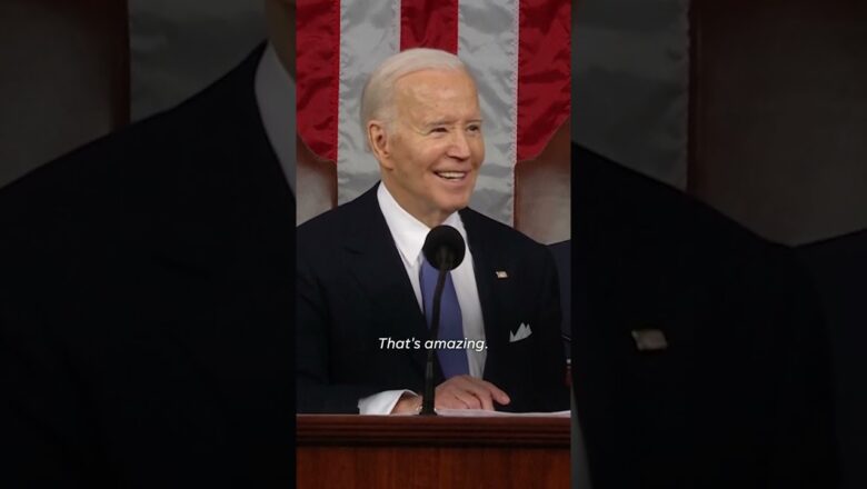 Marjorie Taylor Greene heckles President Biden at State of the Union #Shorts