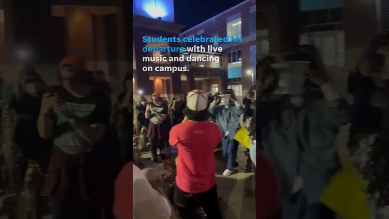 Protesters prompt Kyle Rittenhouse to leave university event early #Shorts