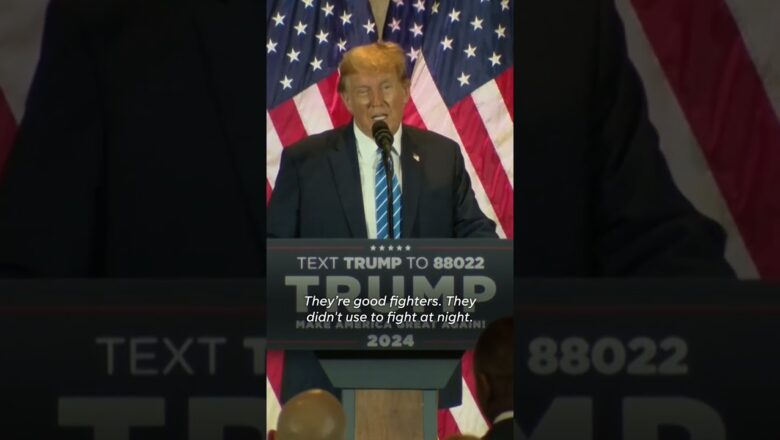 Super Tuesday: Trump claims Taliban has better ‘night goggles’ than US #Shorts