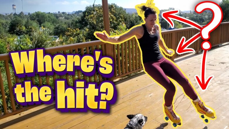 Woman learns about gravity the hard way | Funniest Fails | AFV Games