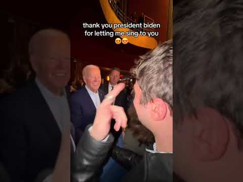 Harry Daniels SINGS Lana Del Rey Song to President Joe Biden