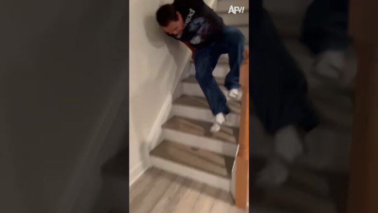I’ll take the stairs… 😅 #funny #afvfam #funnyvideos #faills