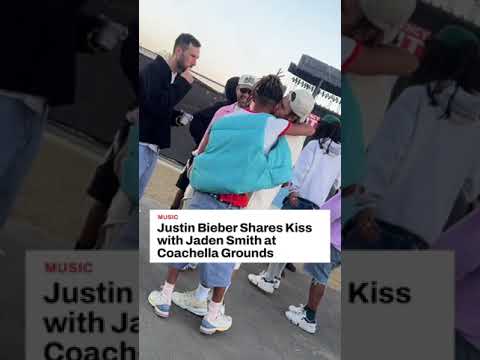 Justin Bieber Shares KISS with Jaden Smith at Coachella