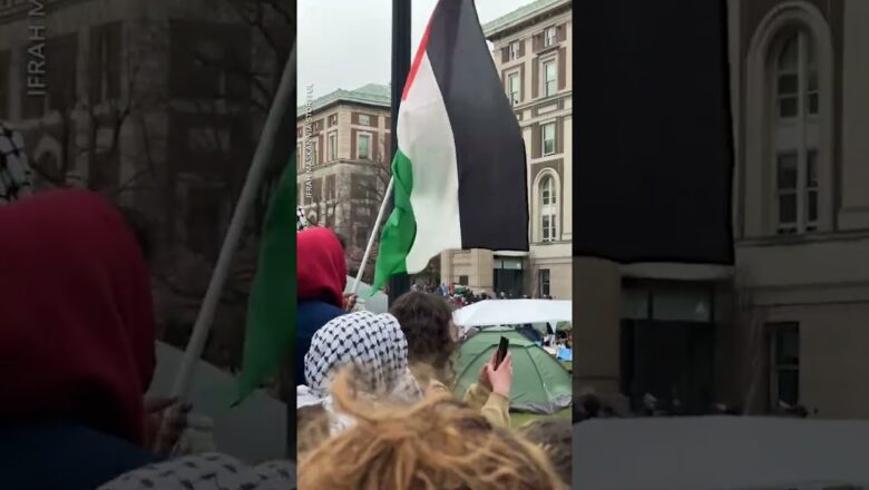 Police arrest pro-Palestinian protesters at Columbia University #Shorts