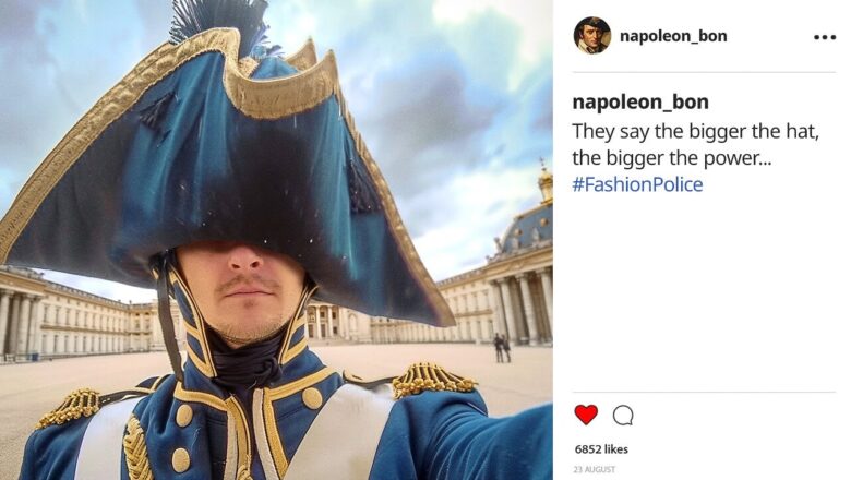 What History Would Look Like If It Was Posted on Instagram