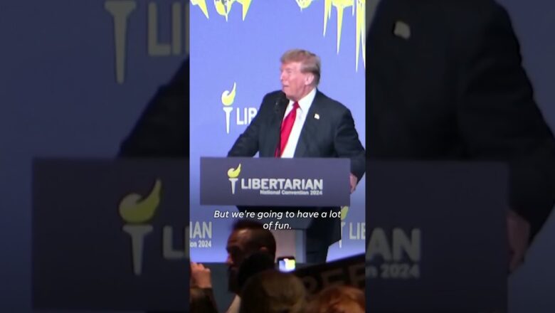Donald Trump booed during speech to Libertarian National Convention #Shorts
