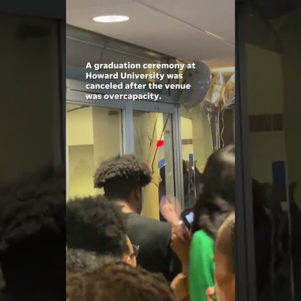 Howard University nursing graduation abruptly canceled #Shorts