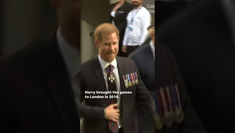 Prince Harry celebrates 10th anniversary of Invictus Games in London #Shorts