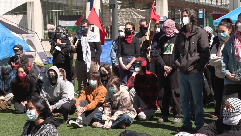 Pro-Palestinian encampment at UBC