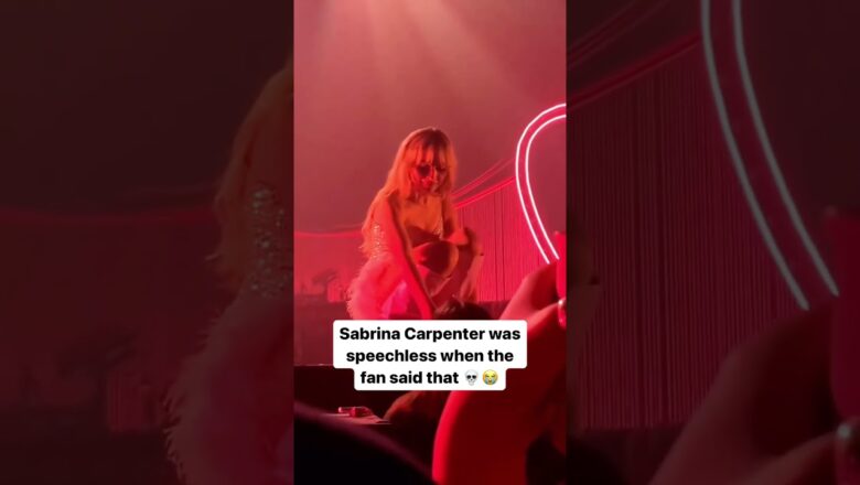 Sabrina Carpenter REACTS to Fan’s Interesting Heartbreak at Concert