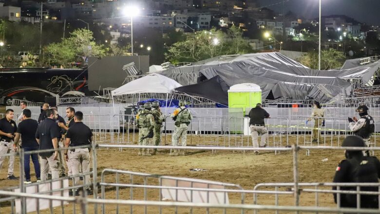 WARNING | Nine killed after strong winds upend election rally stage in Mexico