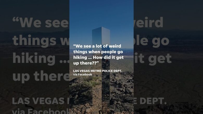 ‘Mysterious monolith’ appears in Nevada desert #Shorts