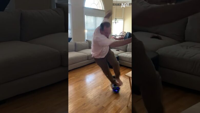 New toys, new laughs 🛹😂 #shorts #hoverboard #fail #laugh #afv