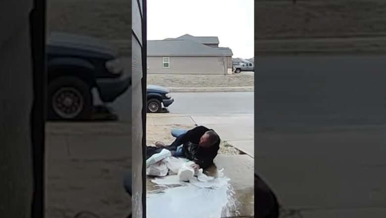 Not the milk! 😂 🥛 #shorts #fail #slip #fun #AFV