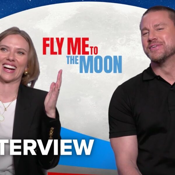 Scarlett Johansson and Channing Tatum on Working Opposite One Another in ‘Fly Me to the Moon’