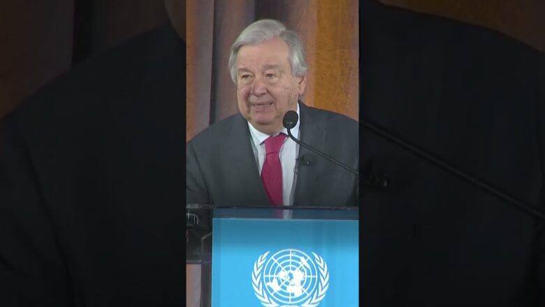 UN chief warns rising temperatures could lead Earth to ‘climate hell’ #Shorts