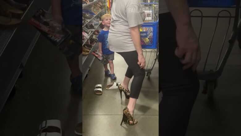 Woman Trying New Heels Accidentally Breaks Them