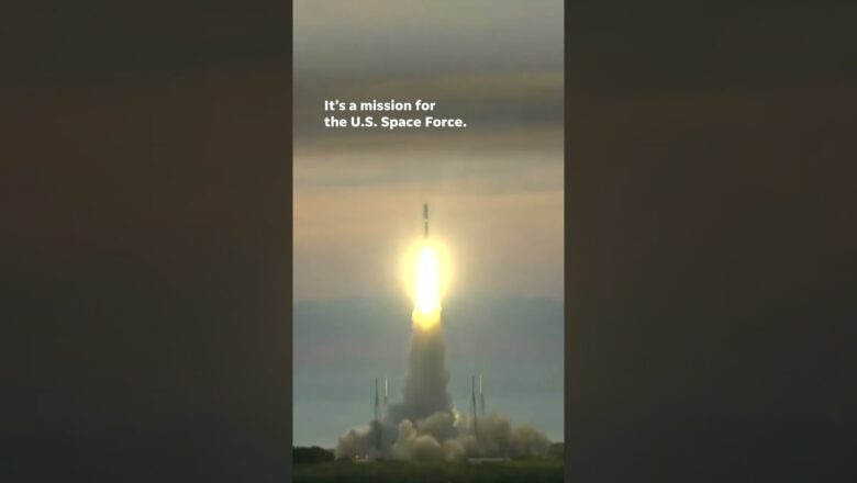 Atlas V rocket lifts off with secret Space Force payload #Shorts