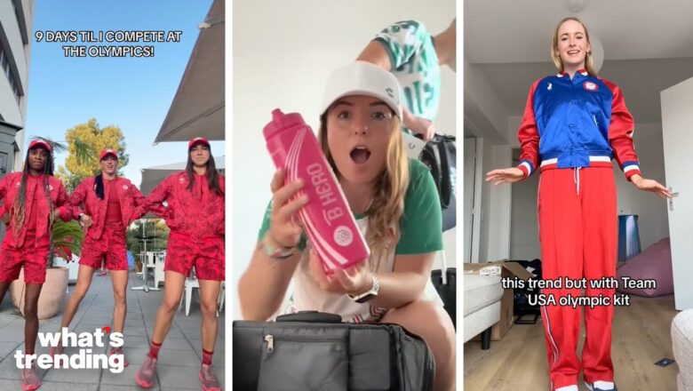 Olympians TAKE OVER TikTok with 2024 Olympic Kit Outfit REVEALS