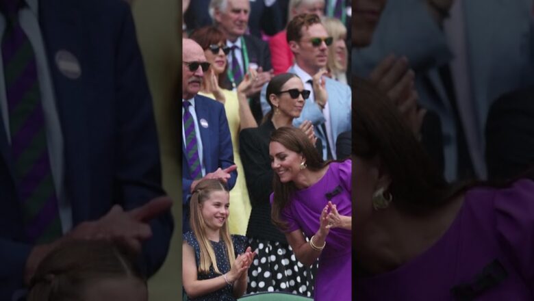 Wimbledon graced by Princess Kate in rare appearance #Shorts