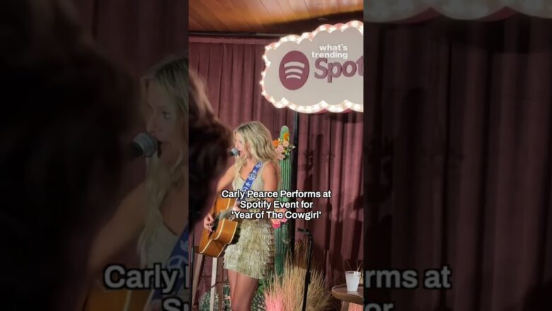 Carly Pearce Performs at Spotify Event for ‘Year of The Cowgirl’